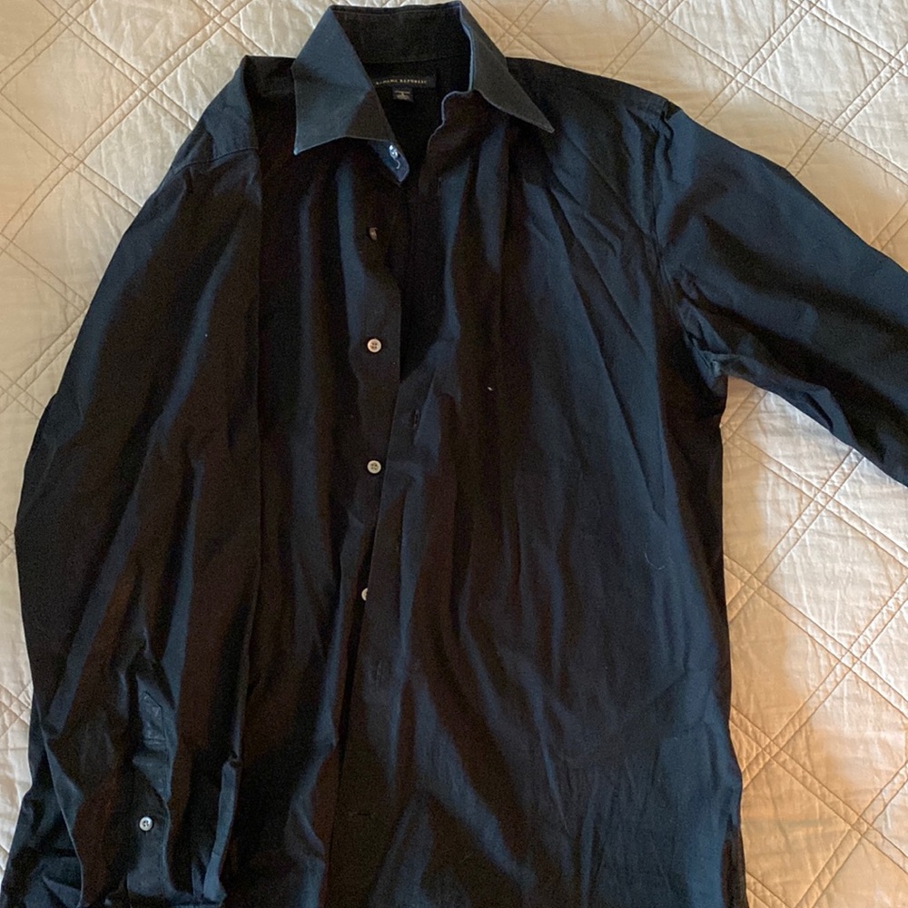 Black dress shirt